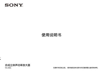 sony 索尼TA-A1ES